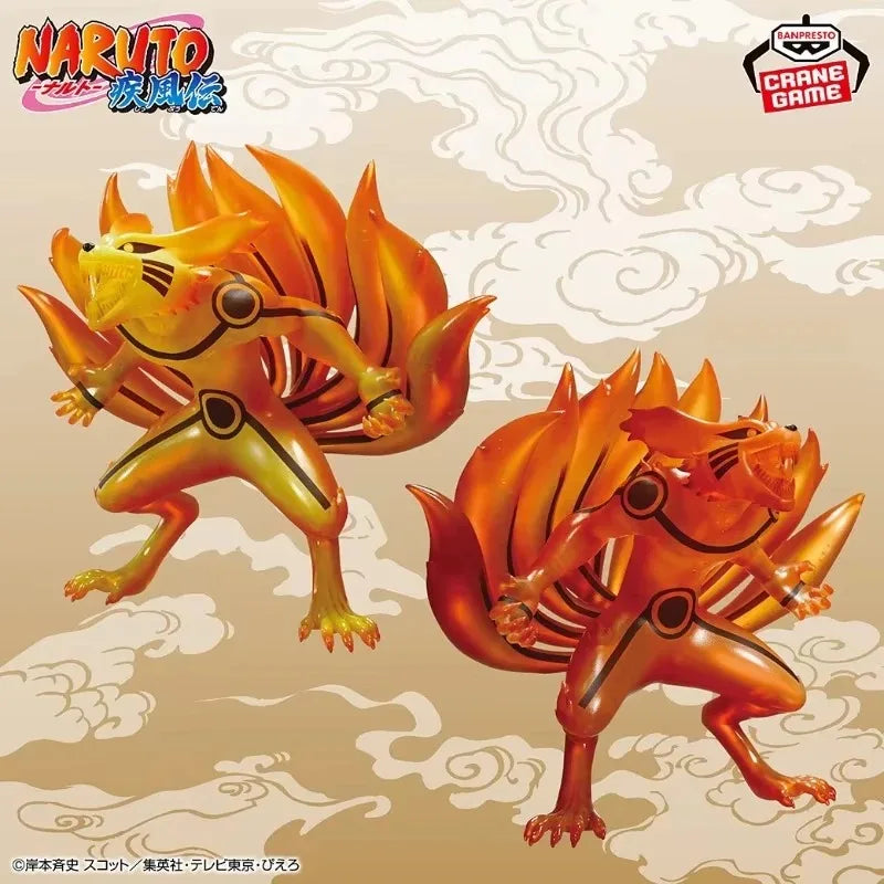 Bandai Original BANPRESTO Anime Naruto Shippūden Kurama Kyuubi PVC Figure Collectible Model Toy Gift