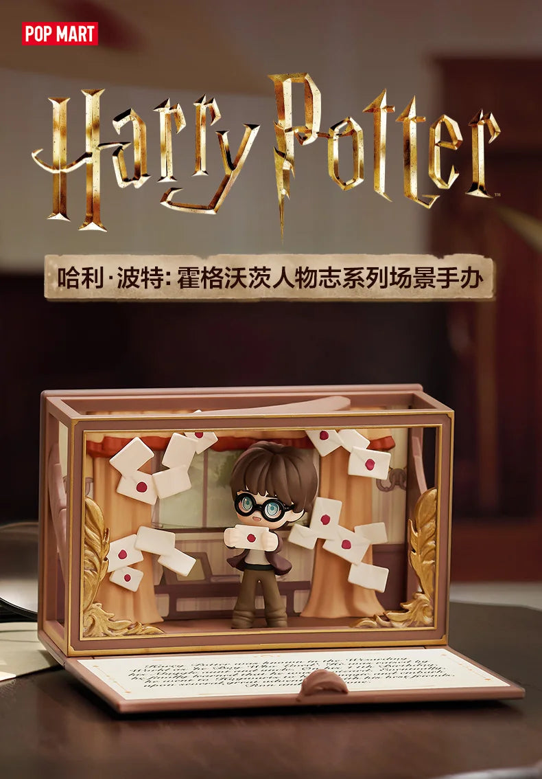POPMART Harry Potter Poudlard série biographique boîte aveugle devinez sac jouets originaux poupée mignon Anime Figure ornements cadeau by LSDLBoutique.ch