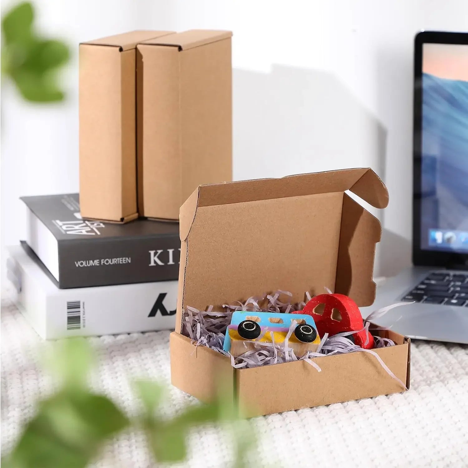 Brown Corrugated Mailer Box Shipping Packs 5 10 20