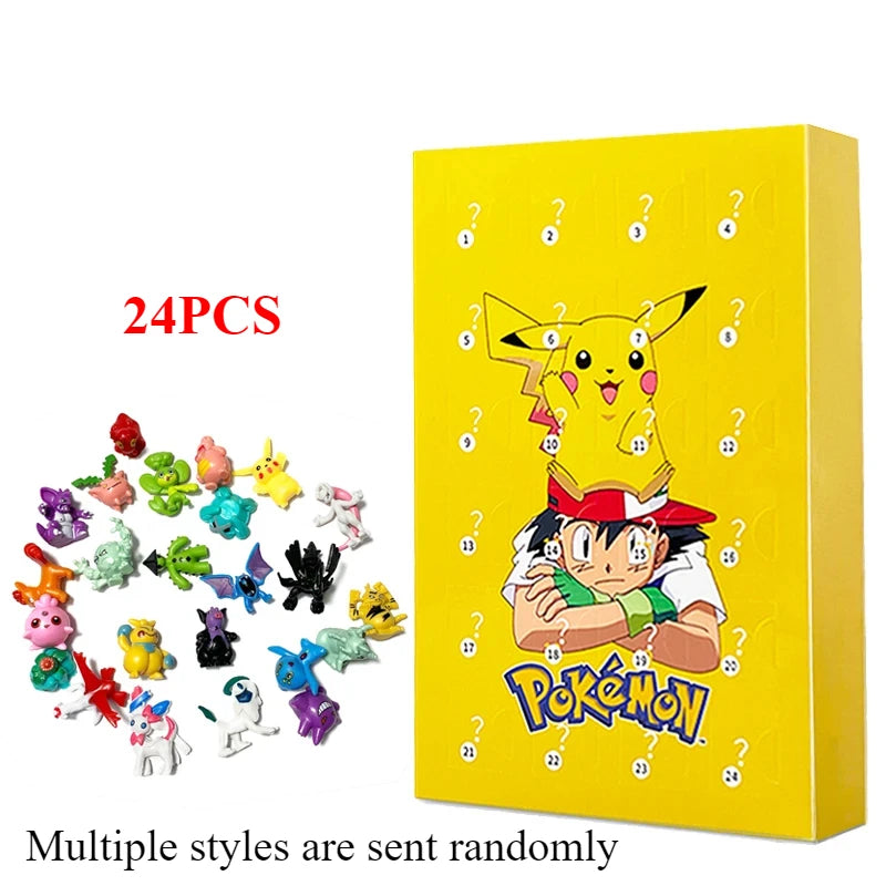Bandai Calendrier De L Avent Pokémon 24 Figurines Pikachu Et Amis Pret A Jouer Exposer by LSDLBoutique.ch