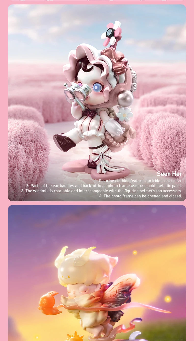 POP MART Mokoko Figurine PV Blind Box Kawaii Collection