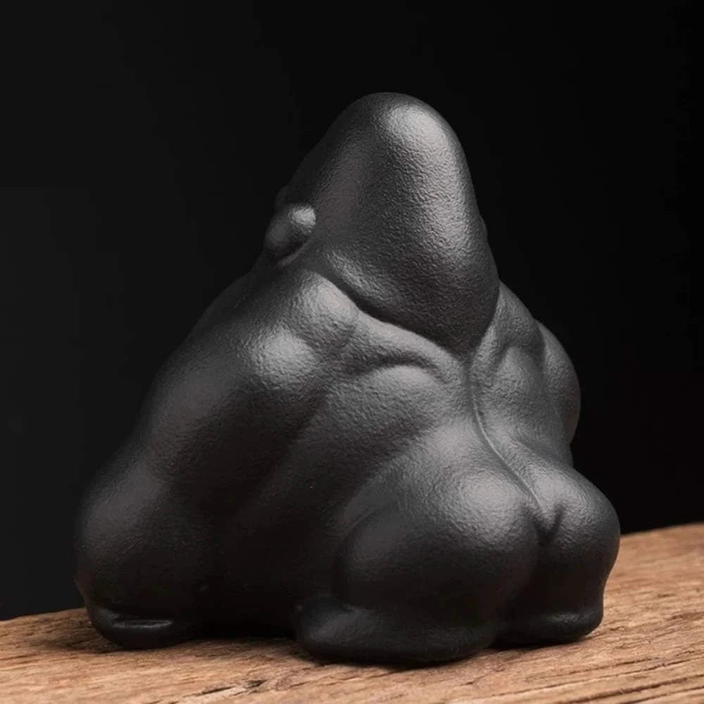 Cartoon-Keramik-Aschenbecher mit Orang-Utan-Motiv für Raucher