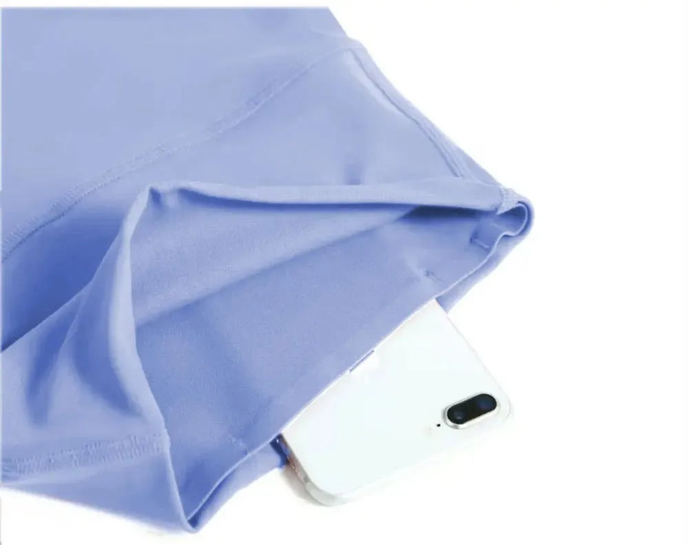 Naked Feeling Ensemble Sport Sans Couture Bleu Femme