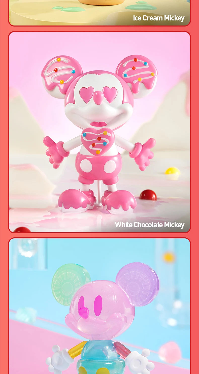 POP MART Figurine Mickey Disney PVC Kawaii Multicolore