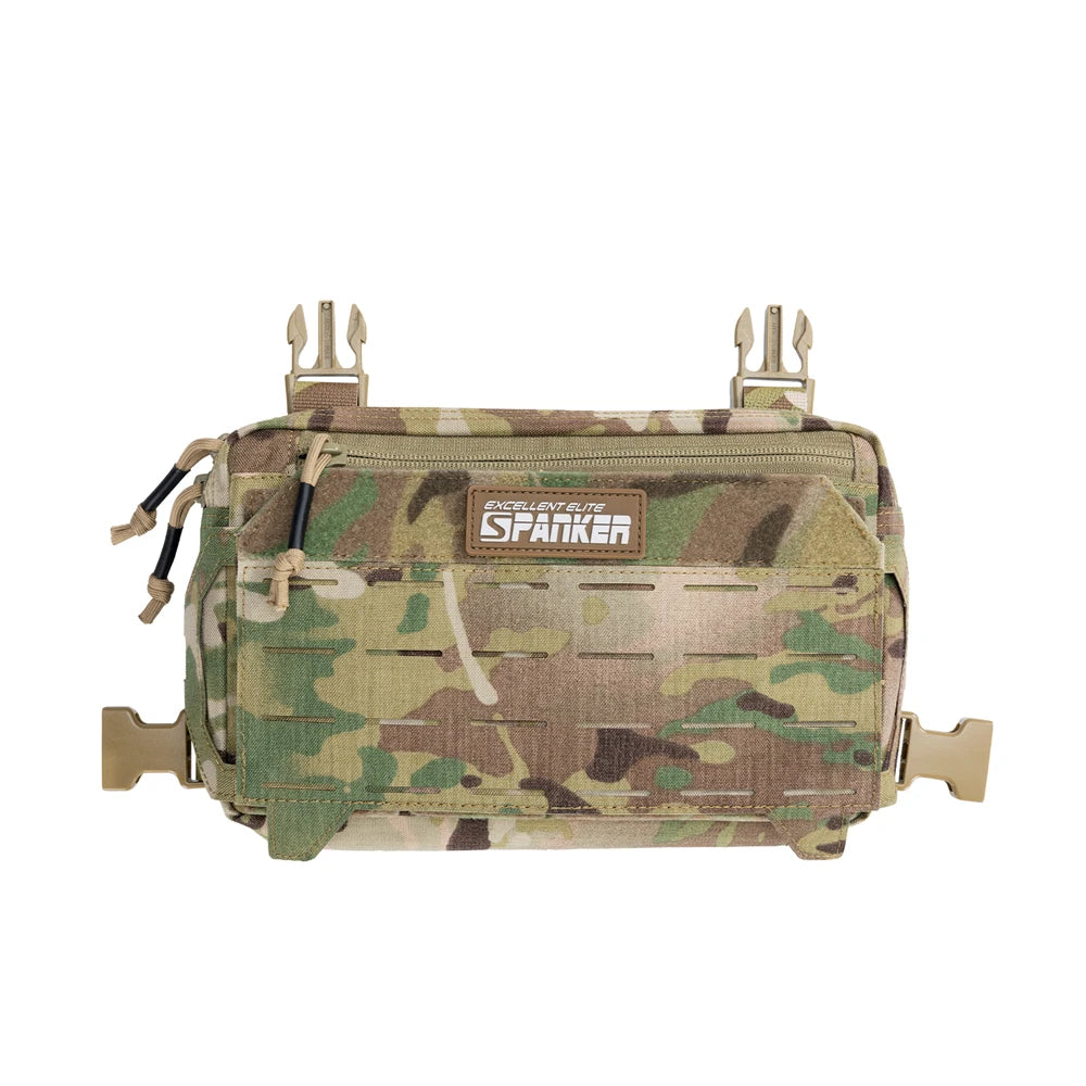 Spanker Tactical Chest Pouch Camouflage Nylon Cordura MOLLE