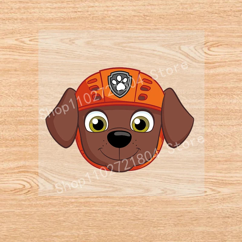 PAW Patrol-Autocollants de vêtements de dessin animé mignons, fer sur des patchs, autocollants de transfert de chaleur Anime Kawaii, cadeau de bricolage cool, fête de vacances by LSDLBoutique.ch