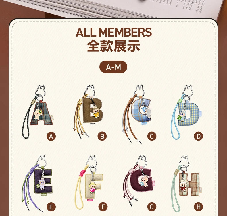 POPMART les monstres broche pour amour série lettre pendentif boîte aveugle devinez sac boîte mystère jouets poupée Anime Figure ornements cadeau by LSDLBoutique.ch