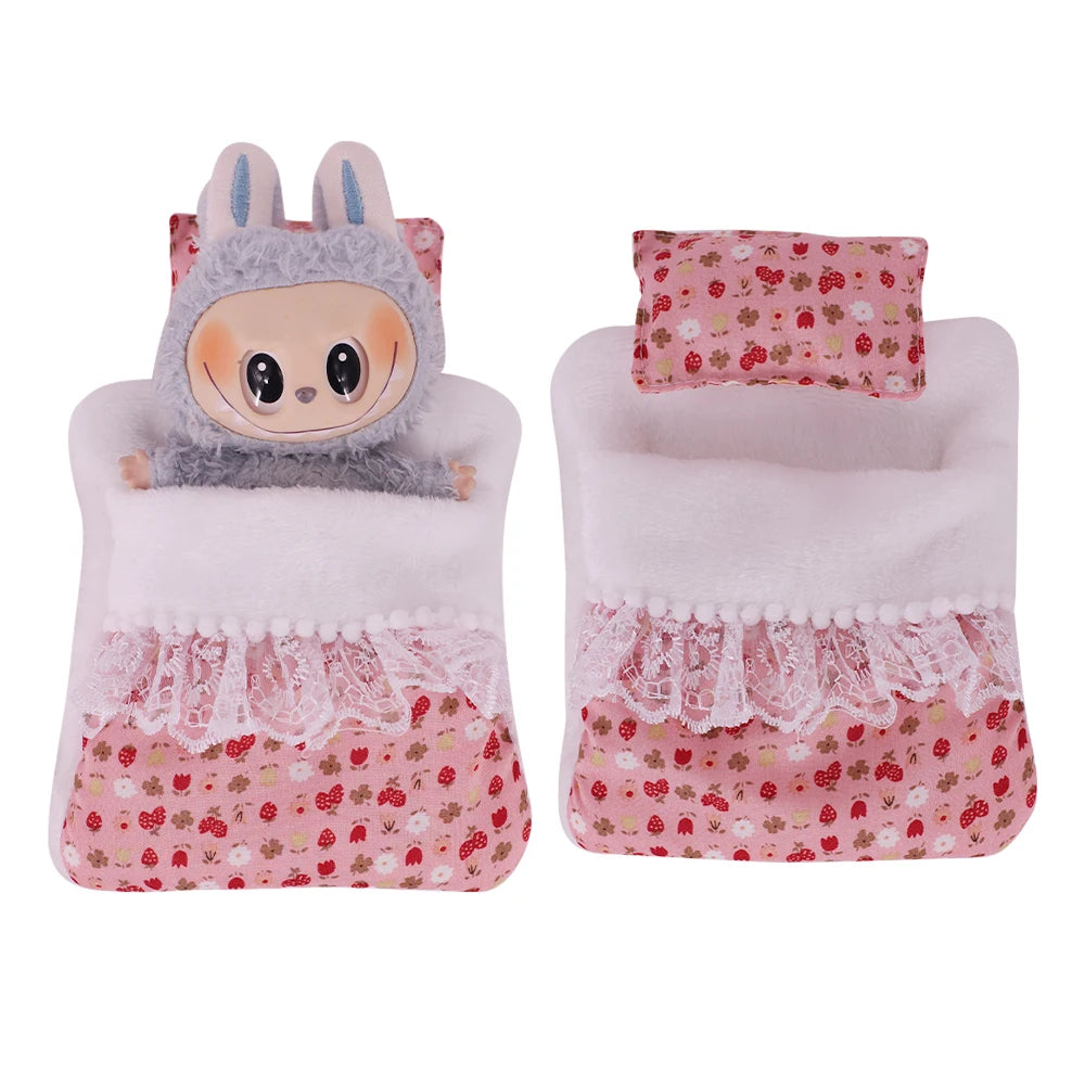 Labubu Sac De Couchage Pour Poupées 15 17 Cm Floral Imprimé Confortable Accessoire Lit Et Jeu Beaux Jouets by LSDLBoutique.ch