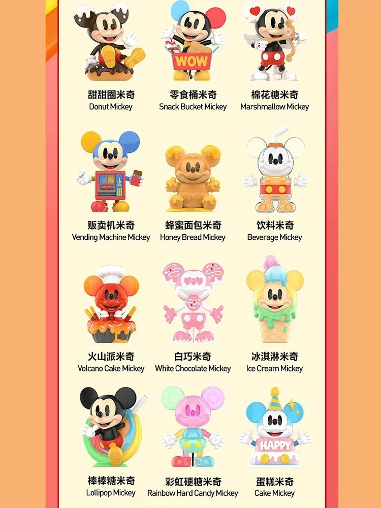 POP MART Mickey Disney PVC Figure Kawaii Multicolor