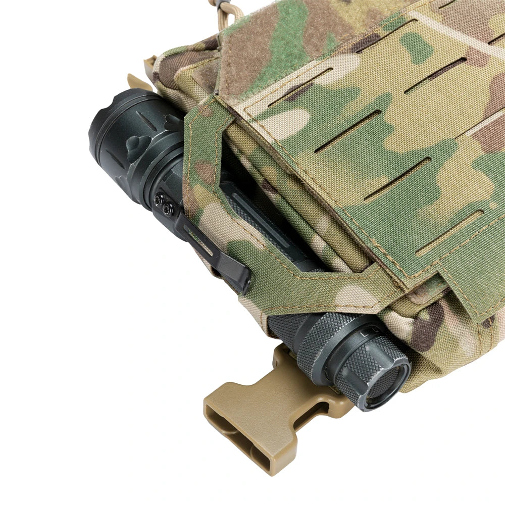 Spanker Tactical Chest Pouch Camouflage Nylon Cordura MOLLE