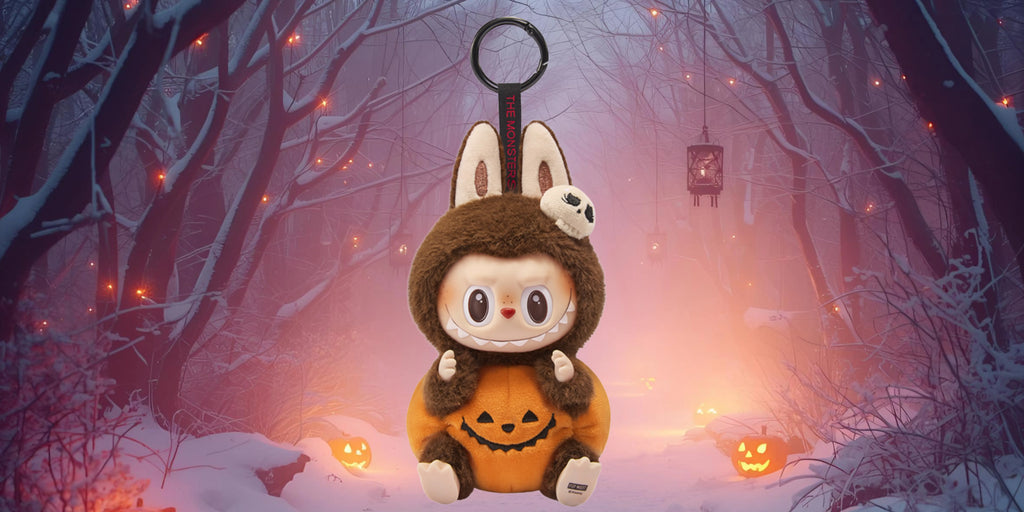 POP MART Vinyl Plush Sitting Pumpkin — Halloween Edition