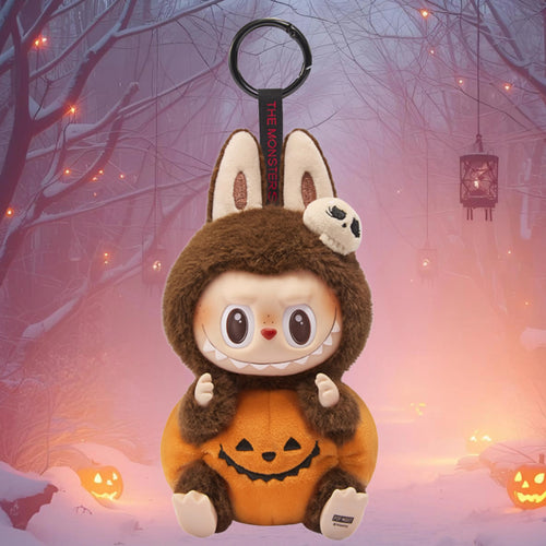 POP MART Vinyl-Plüsch Sitzender Kürbis — Halloween Edition
