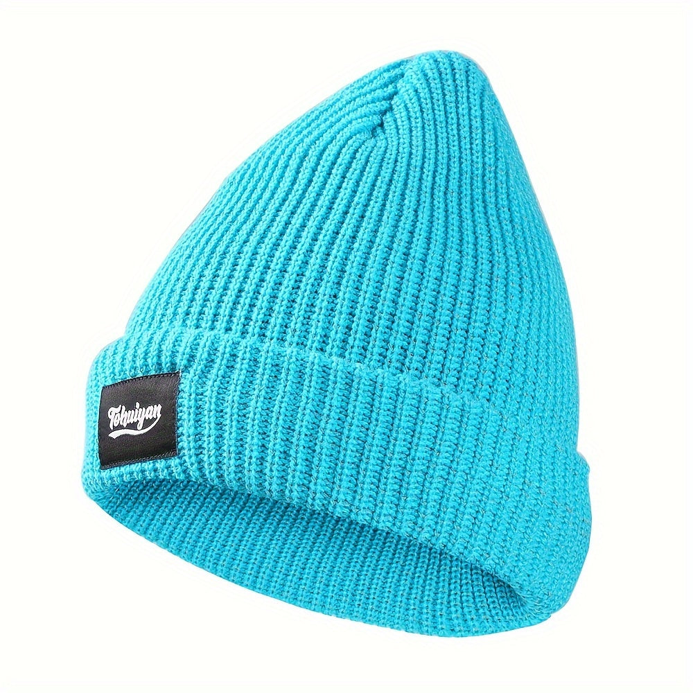 Bonnet Réfléchissant Hiver Unisexe Doublé Polaire Chaud Léger Confort Sécurité Idéal Neige by LSDLBoutique.ch