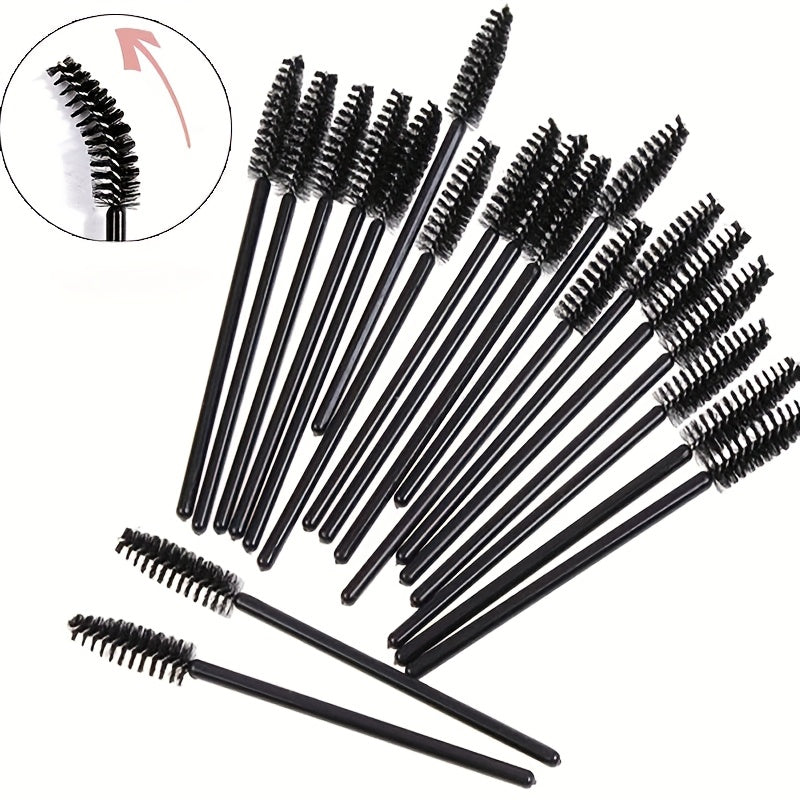 Brosses Cils & Sourcils Jetables – Lot de 25 Pièces Professionnelles