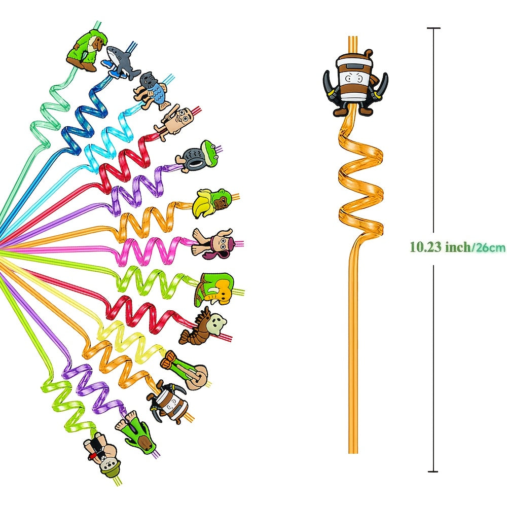 Set 13/26 Attaches Déco pour Pailles – Thème Brainrot Sahur & Tralalero by LSDLBoutique.ch
