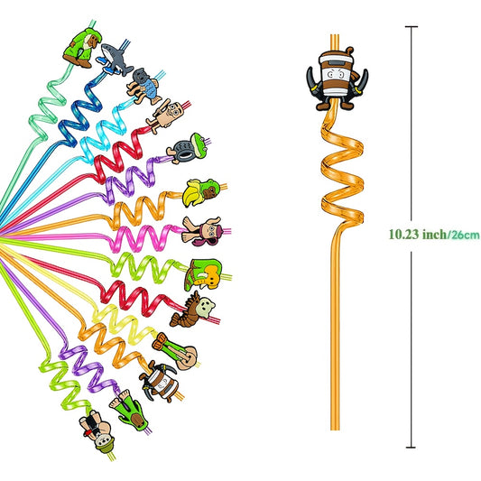 Set 13/26 Attaches Déco pour Pailles – Thème Brainrot Sahur & Tralalero by LSDLBoutique.ch