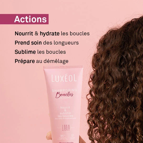 Shampooing Boucles sans sulfates ni silicones – Luxéol