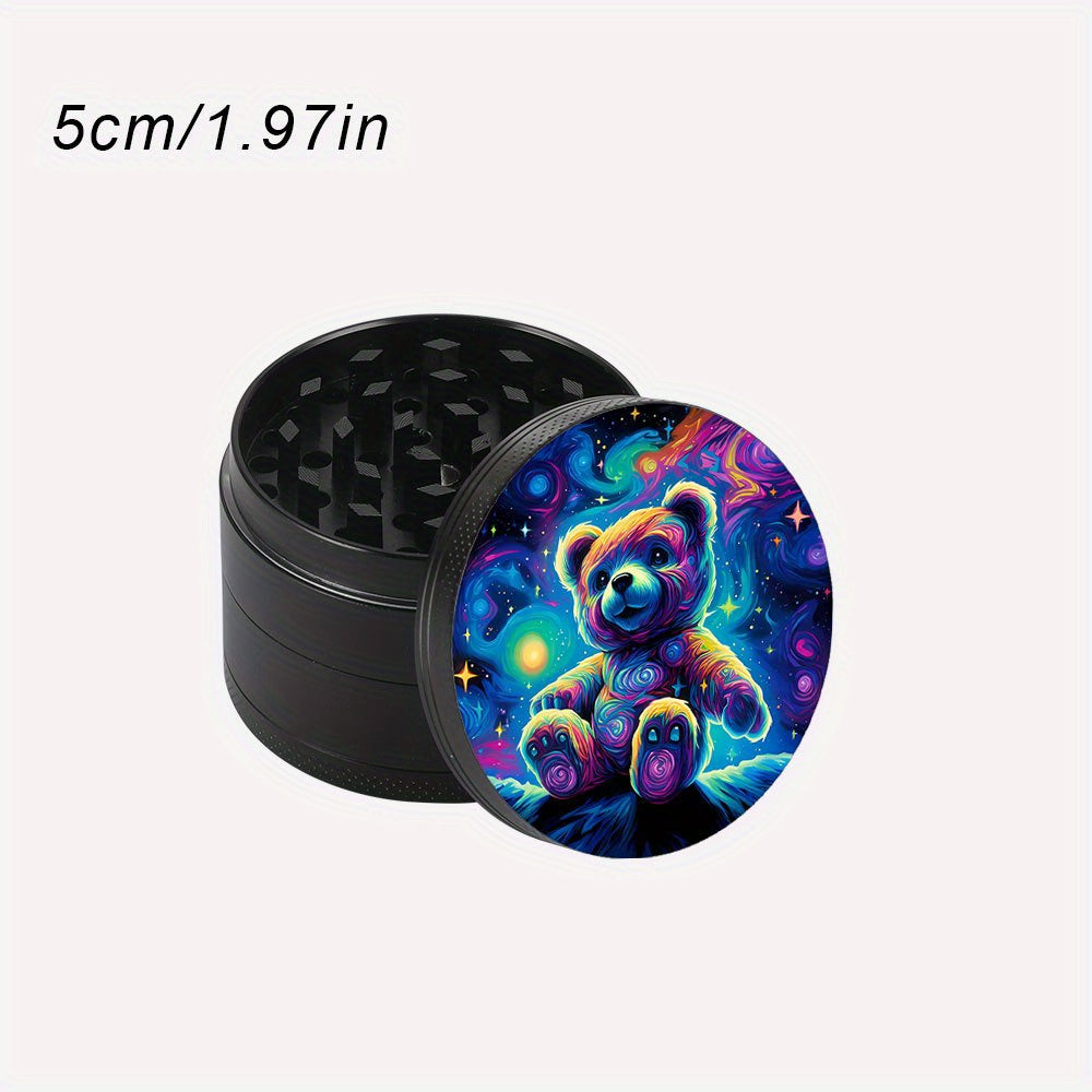 Grinder Ourson 4 Couches Zinc 50/63mm avec Pollen Trap by LSDLBoutique.ch