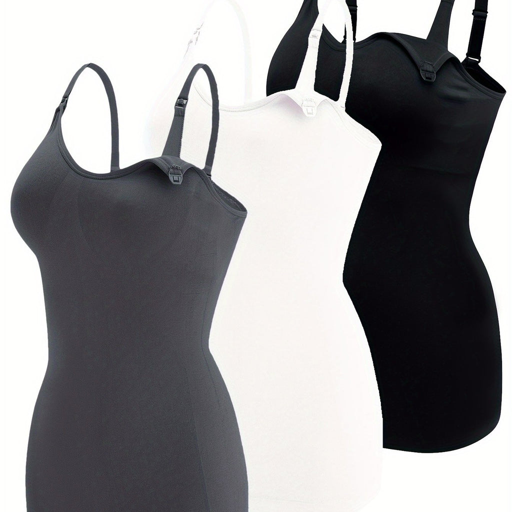 Lot De 3 Tops Grossesse Allaitement Bretelles Confort Et Coupe Ample Pour Maternité by LSDLBoutique.ch