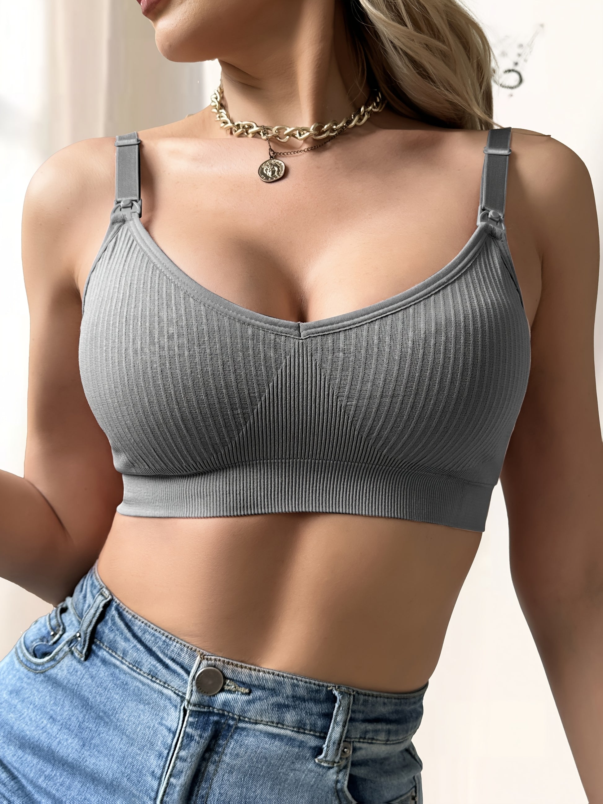 Soutien Gorge Allaitement 3 Pack Zippé Respirant Confort Grossesse Élégant Pour Tous Les Jours by LSDLBoutique.ch