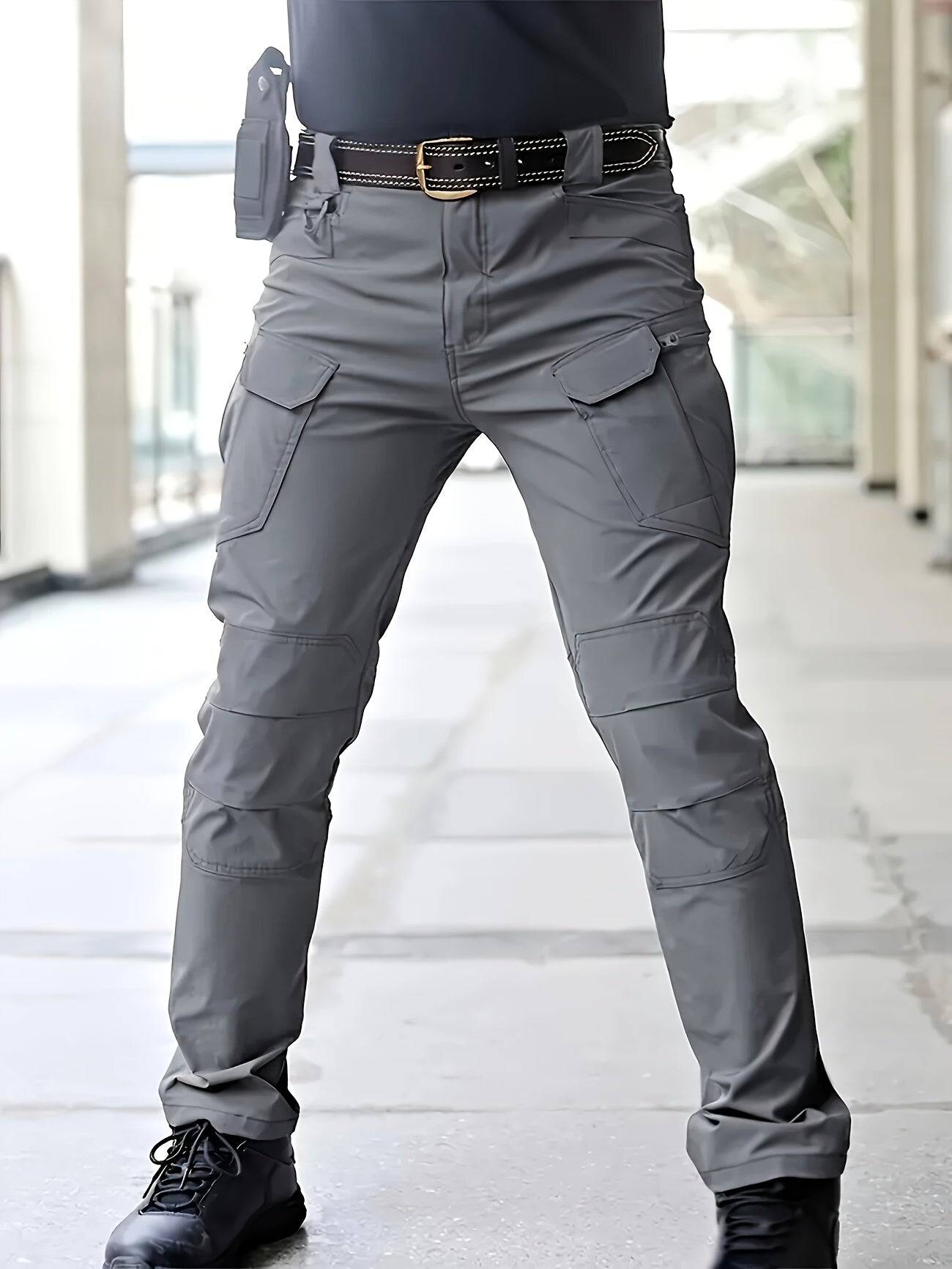 WorkFlex – Pantalon de Travail Homme Multi-Poches, Tissu Respirant & Taille Ajustable by LSDLBoutique.ch