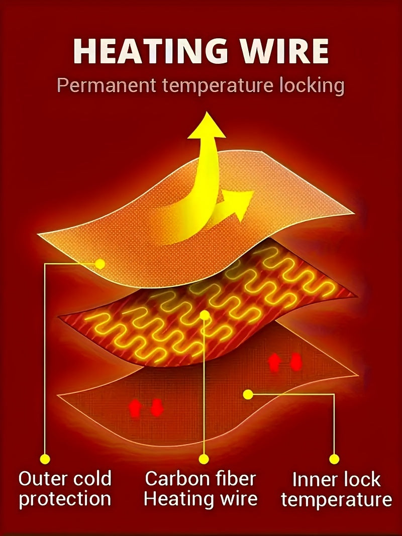 Pantalon De Sport Chauffant Avec 12 Zones De Chauffe Ceinture Renforcée Et Poches Zippées Sans Batterie by LSDLBoutique