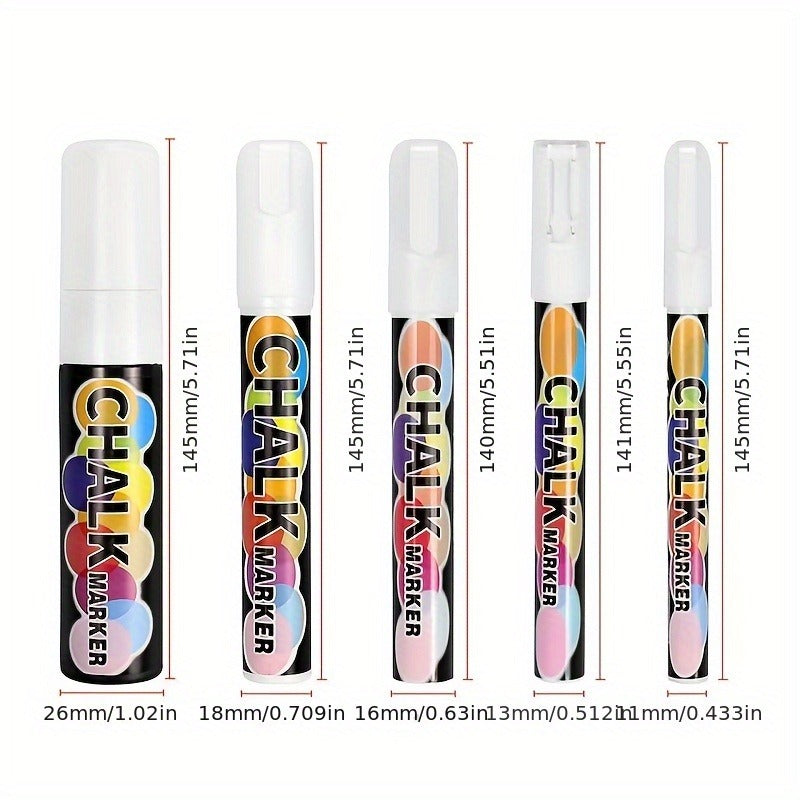 5 Marqueurs Blancs Effaçables – Déco Créative et Festive sur Vitres by LSDLBoutique.ch