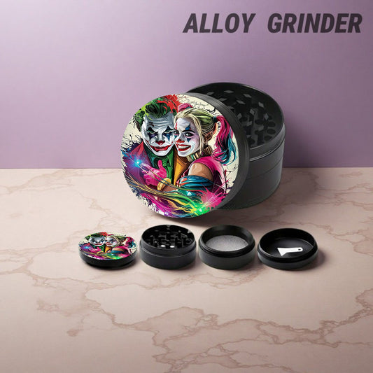 Grinder Joker 4 Couches Zinc Design Comics Métal by LSDLBoutique.ch