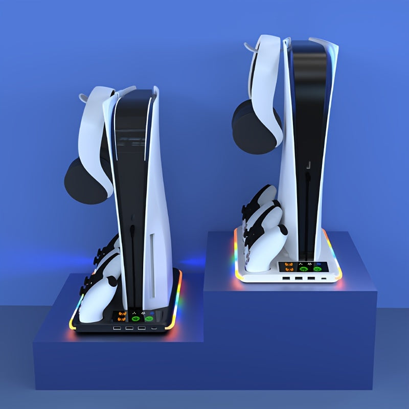 CoolBase – Station de Refroidissement PS5 avec Chargeur Double & LED RGB by LSDLBoutique.ch