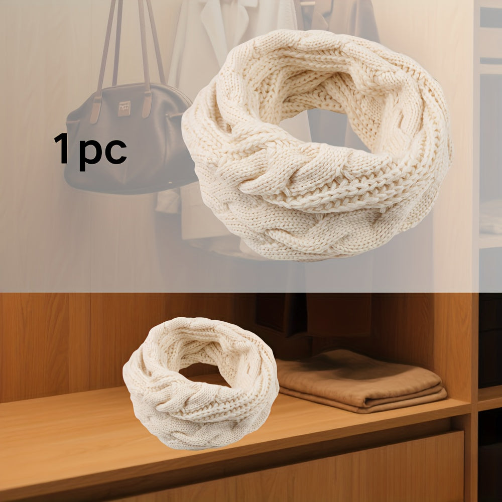 Écharpe Femme Épaisse Pour Hiver Chaude Élastique Élégante Multicolore Confortable Idée Cadeau Noël by LSDLBoutique.ch