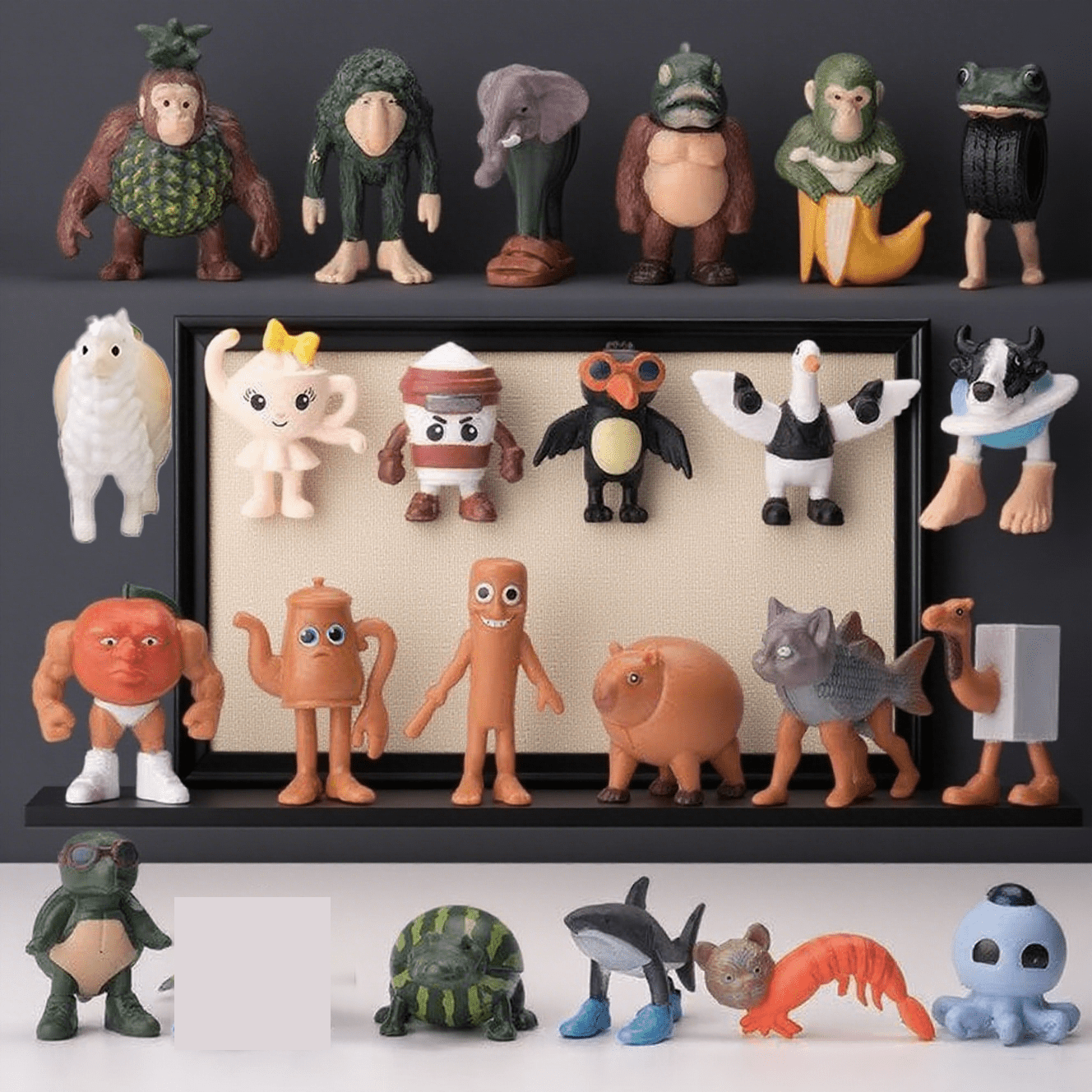 Set 24 Figurines Animaux Brainrot – Collection Tung Sahur by LSDLBoutique.ch
