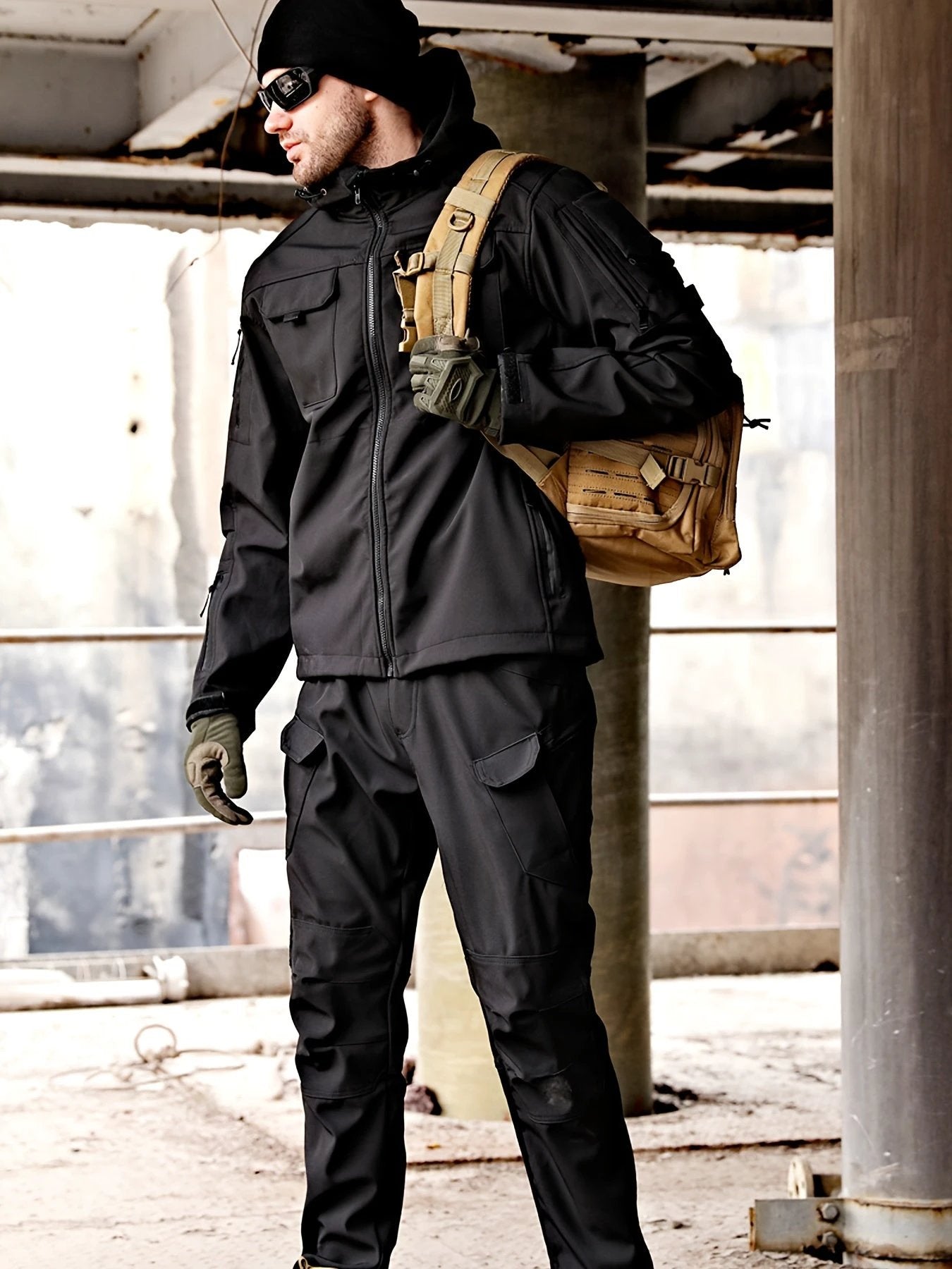 NordShield – Ensemble Homme Hiver Softshell Doublé Polaire, Veste & Pantalon by LSDLBoutique.ch