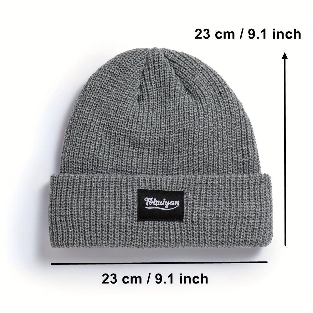Bonnet Réfléchissant Hiver Unisexe Doublé Polaire Chaud Léger Confort Sécurité Idéal Neige by LSDLBoutique.ch