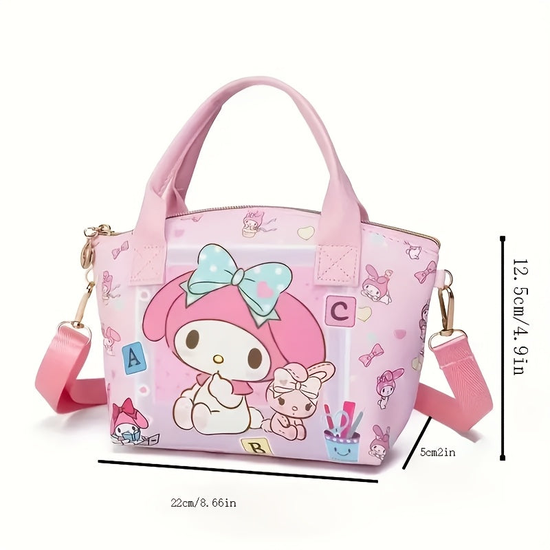 Sac Bandoulière Femme Sanrio Grand Format Avec Multiples Poches Zippées Léger Pour Sorties Quotidiennes Kawaii by LSDLBoutique.ch
