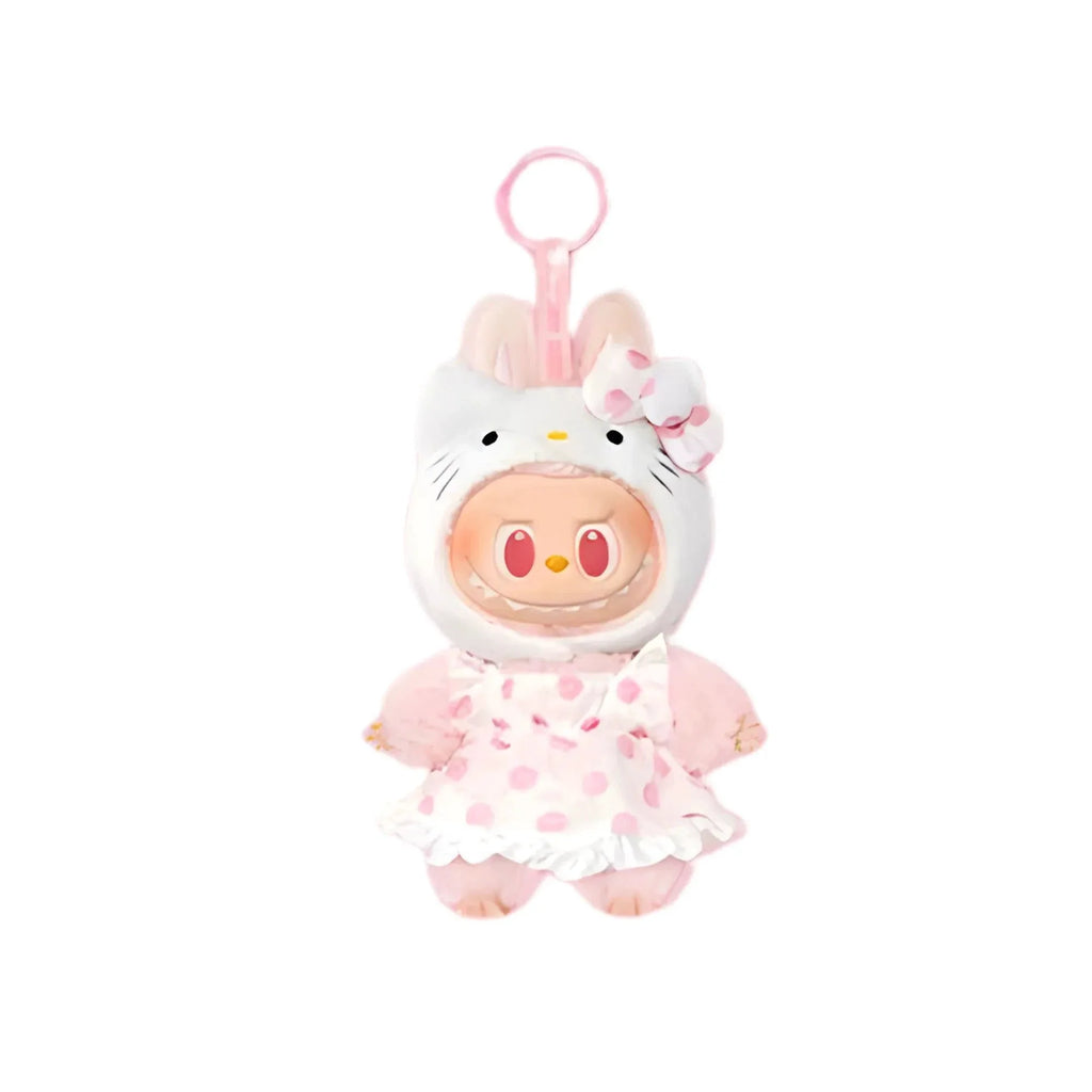 POP MART Porte-clé Peluche Labubu Hello Kitty - Sanrio Characters Series