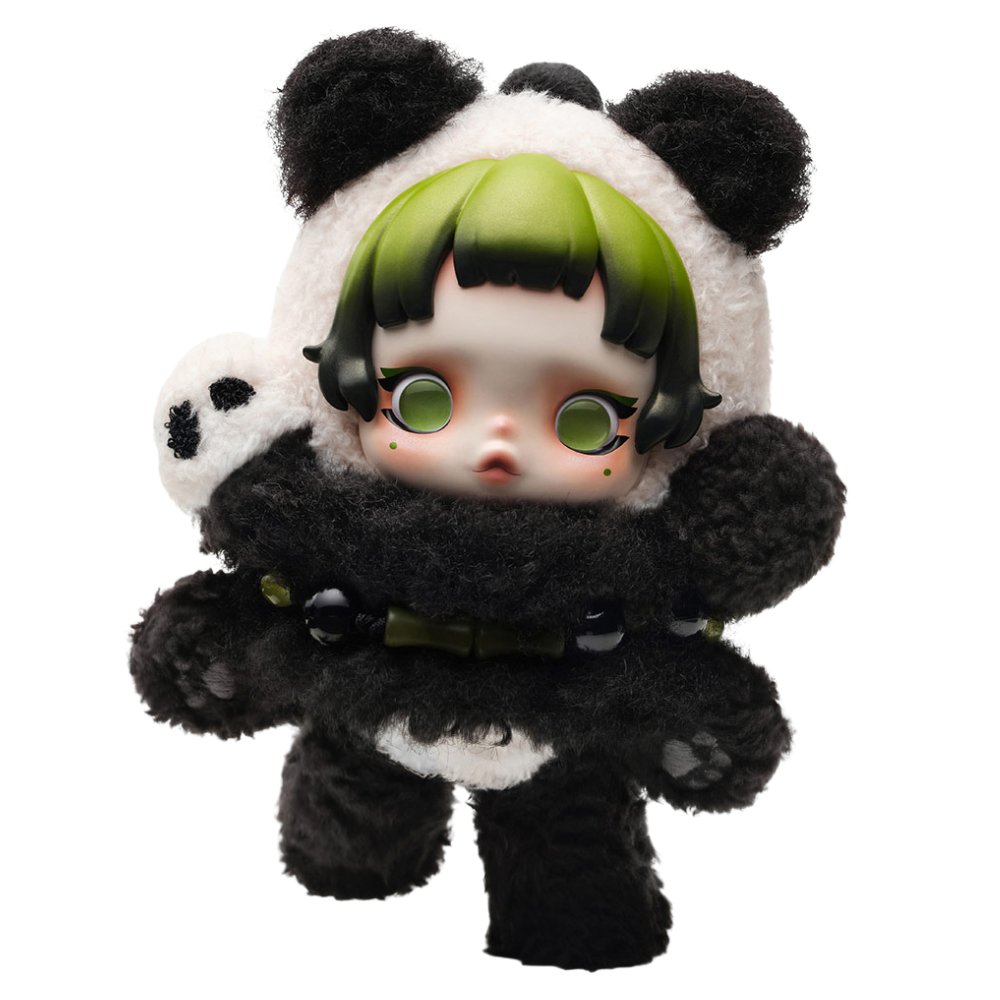 POP MART SKULLPANDA Lazy Panda Plush Pendant — Limited Edition