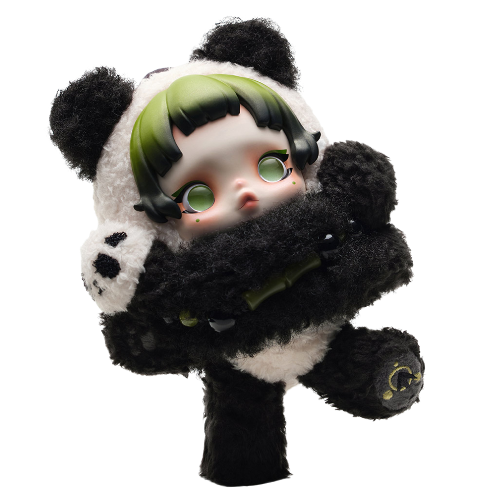 POP MART SKULLPANDA Lazy Panda Plush Pendant — Limited Edition
