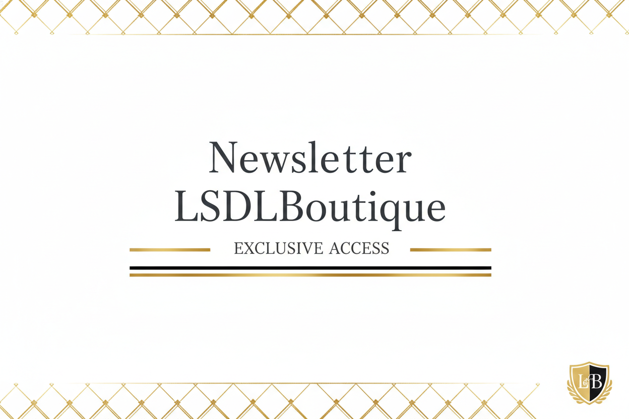 Newsletter LSDLBoutique - fond blanc style VIP