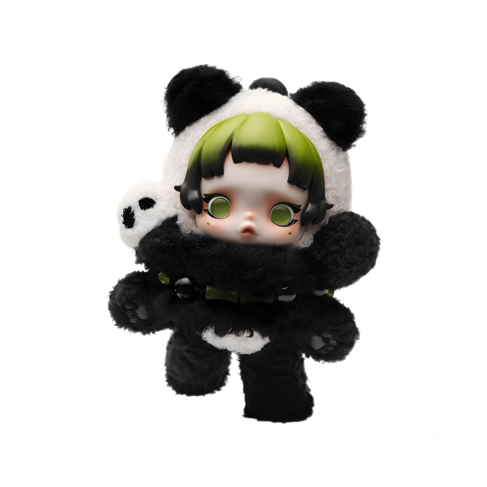 POP MART SKULLPANDA Lazy Panda Plush Pendant — Limited Edition