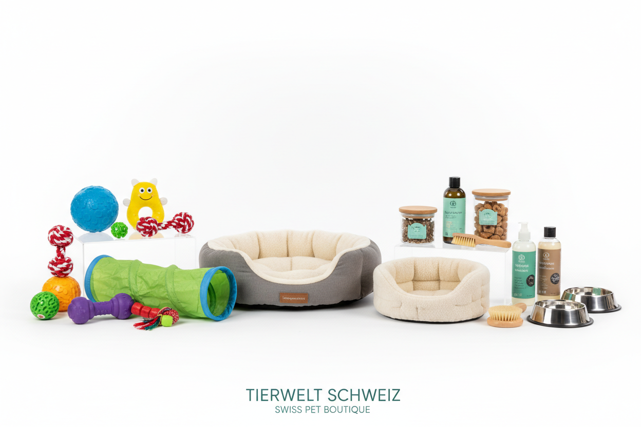 univers animal jouets bien etre sur fond blanc