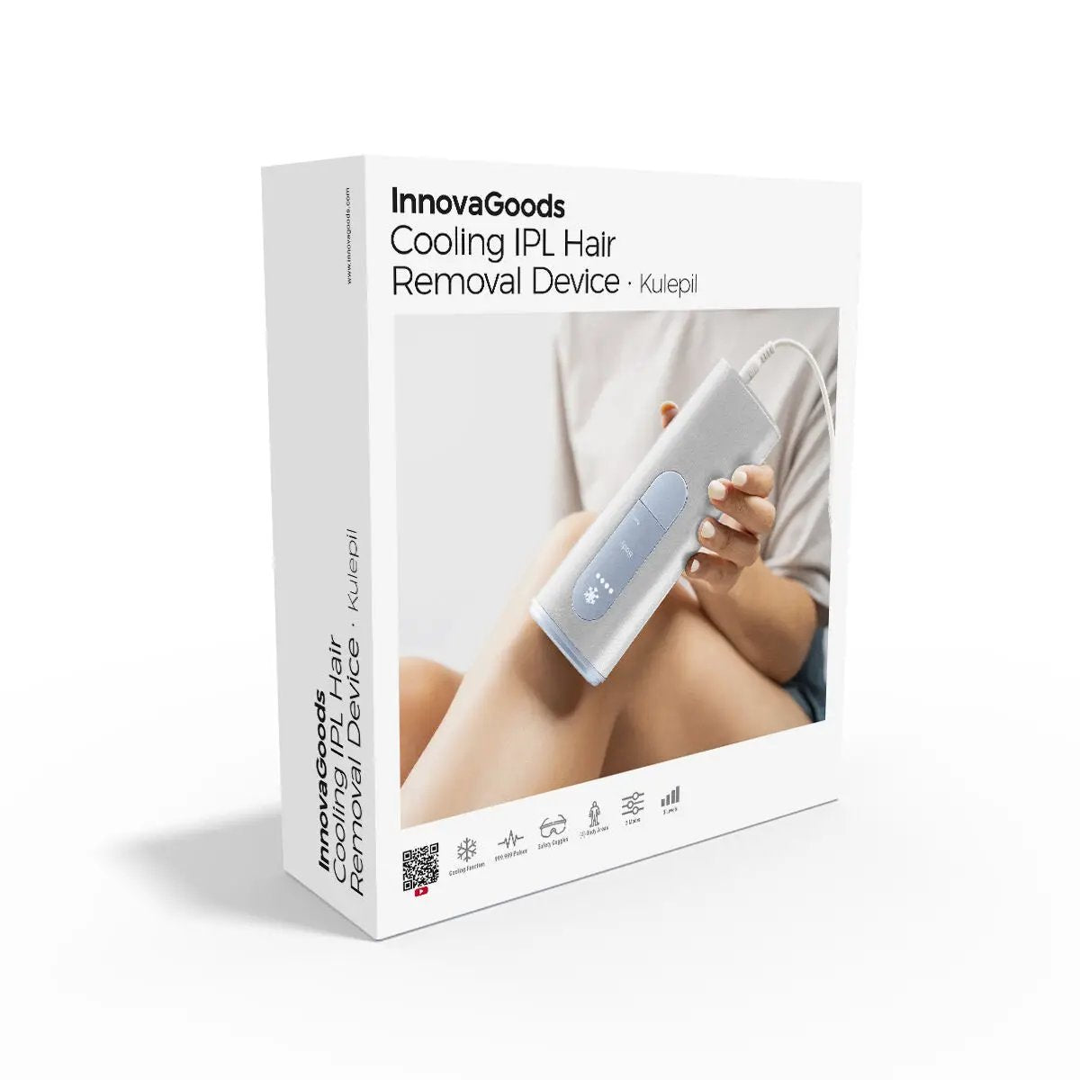 Épilateur à Lumière Pulsée avec Fonction Froid et Accessoires Kulepil InnovaGoods - LSDLBoutique