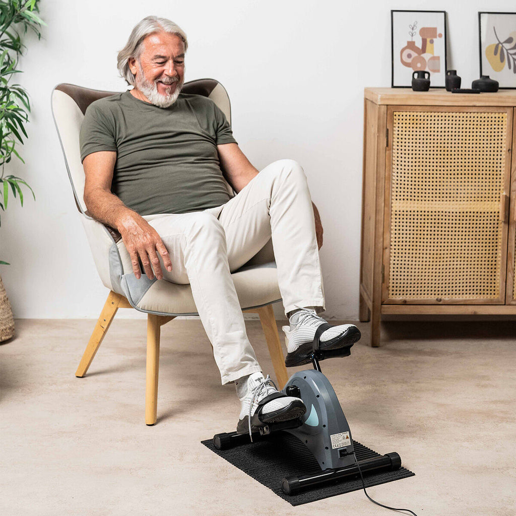 Pédaleur Électrique Assisté pour Bras et Jambes avec Tapis et Télécommande Velora 3000 InnovaGoods - LSDLBoutique
