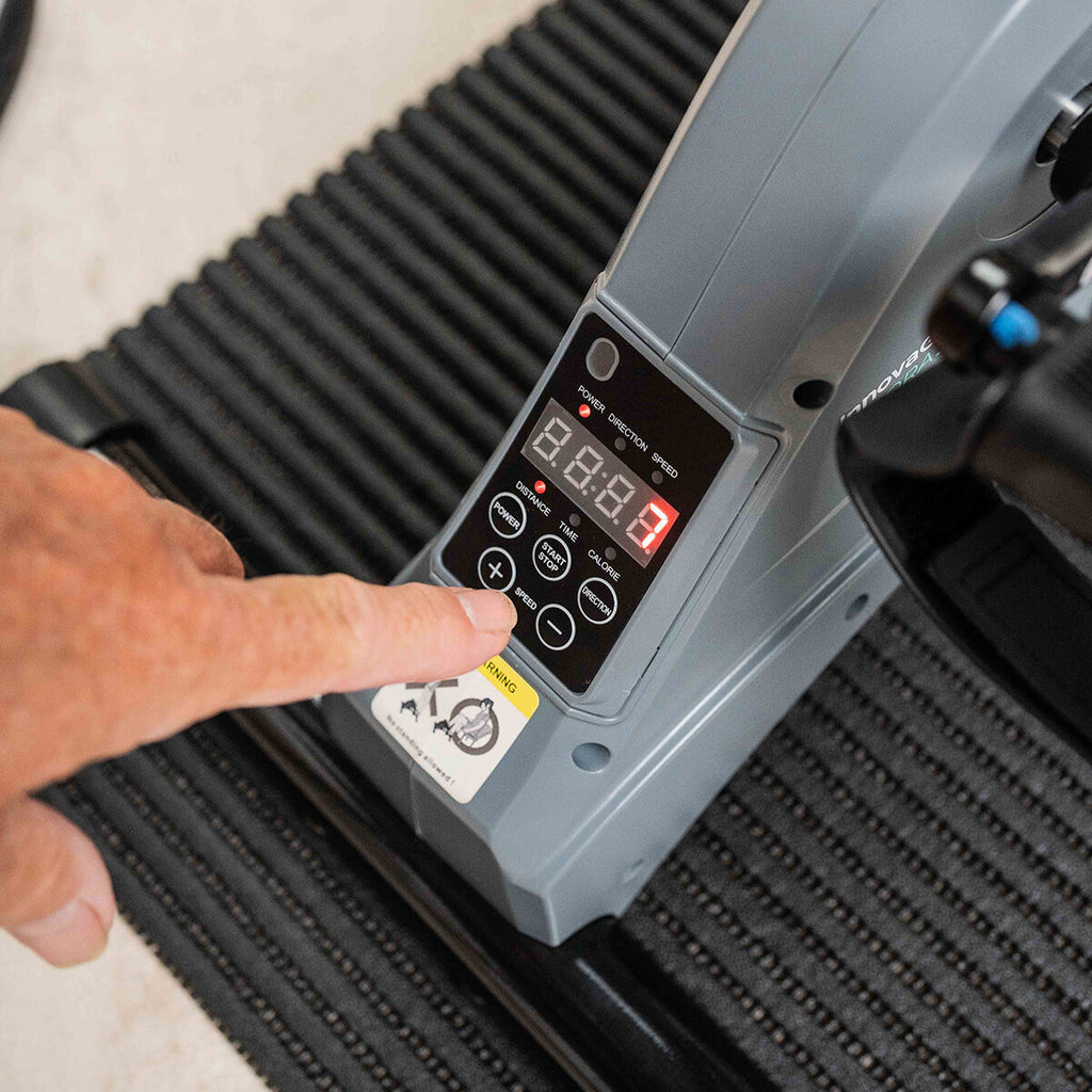 Pédaleur Électrique Assisté pour Bras et Jambes avec Tapis et Télécommande Velora 3000 InnovaGoods - LSDLBoutique