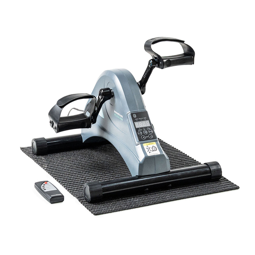 Pédaleur Électrique Assisté pour Bras et Jambes avec Tapis et Télécommande Velora 3000 InnovaGoods - LSDLBoutique